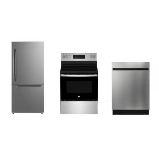 Ensemble 3mcx. pour la cuisine (Acier inoxydable)