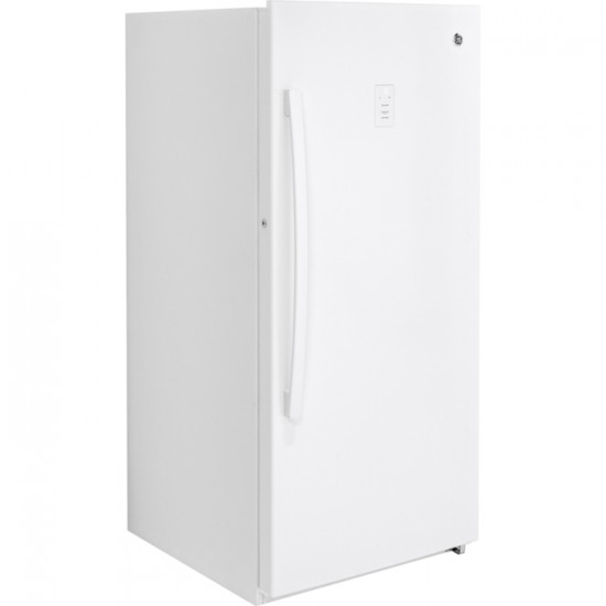 Congélateur vertical GE de 14,1pi.cu. sans givre FUF14DLRWW (Blanc)