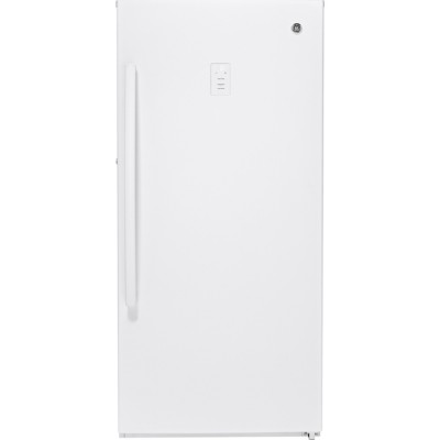 Congélateur vertical GE de 14,1pi.cu. sans givre FUF14DLRWW (Blanc)