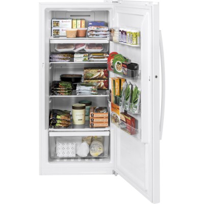 Congélateur vertical GE de 14,1pi.cu. sans givre FUF14DLRWW (Blanc)