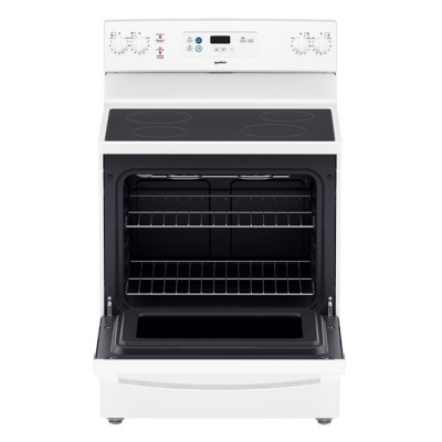 Cuisinière électrique 30po Moffat avec four à nettoyage manuel MCBS585DNWW (Blanc)