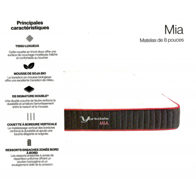 Matelas simple Mia 8po