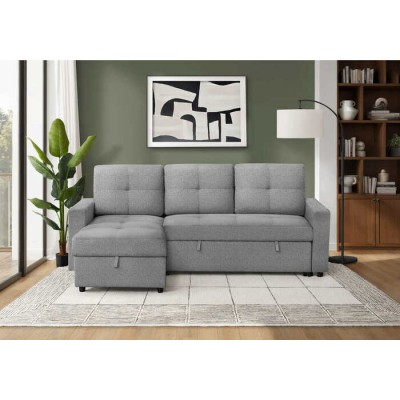 Sofa lit avec chaise longue reversible 8A14L08