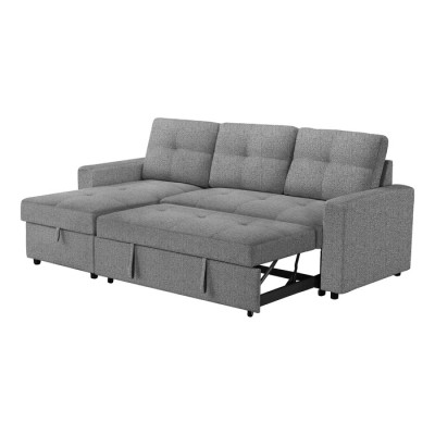 Sofa lit avec chaise longue reversible 8A14L08
