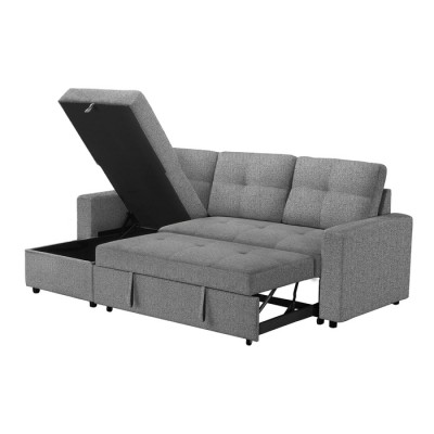 Sofa lit avec chaise longue reversible 8A14L08