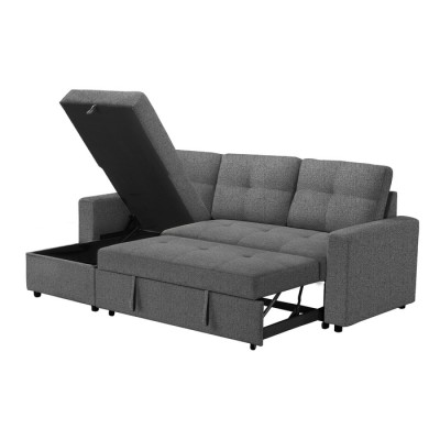 Sofa lit avec chaise longue reversible 8A14L13