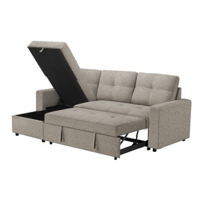 Sofa lit avec chaise longue reversible 8A14L31