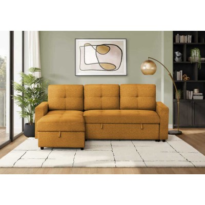 Sofa lit avec chaise longue reversible 8A14L68