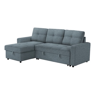 Sofa lit avec chaise longue reversible 8A14L83 