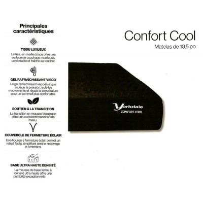 Matelas king Confort Cool Firm 10.5''