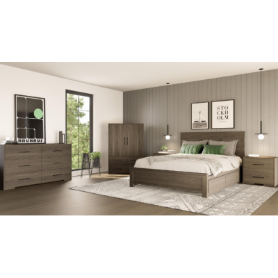 Ensemble queen 5mcx. 5321 (Noisette)