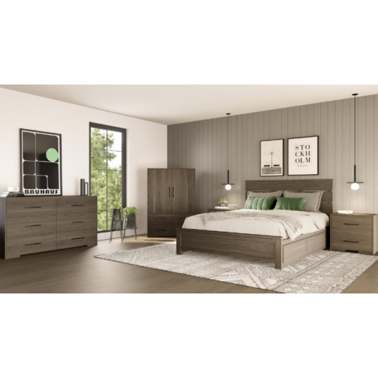 Ensemble queen 5mcx. 5321 (Noisette)