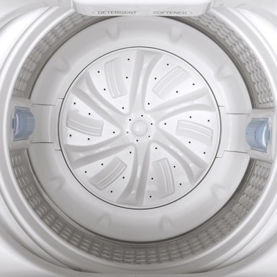 Laveuse portative compacte GE de 3,3 pi.cu. avec panier en acier inoxydable GNW128PSMWW (Blanc)