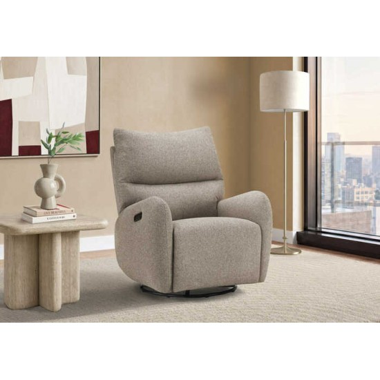Fauteuil bercant, pivotant et inclinable électrique I8407