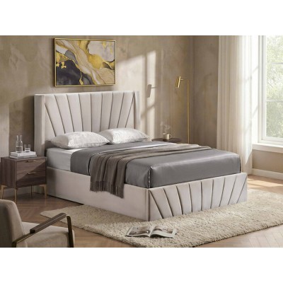 Lit Queen avec rangement IF-5872 (Ivoire)
