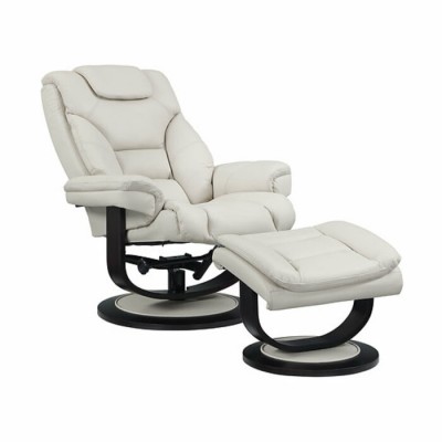 Fauteuil inclinable avec pouf IF-6202-M (Beige Ivoire)