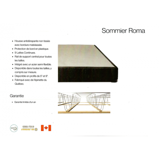 Sommier Queen Roma