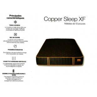 Matelas double Copper Sleep XF 13''