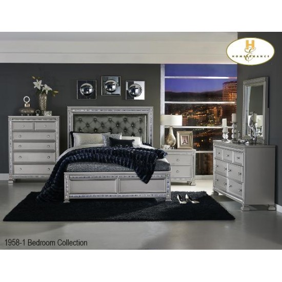 Ensemble Queen 6mcx. Bevelle