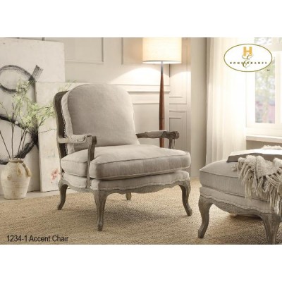 Fauteuil d'appoint Parlier avec ottoman