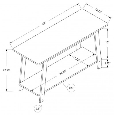 Meuble audio-video 42"L I2737