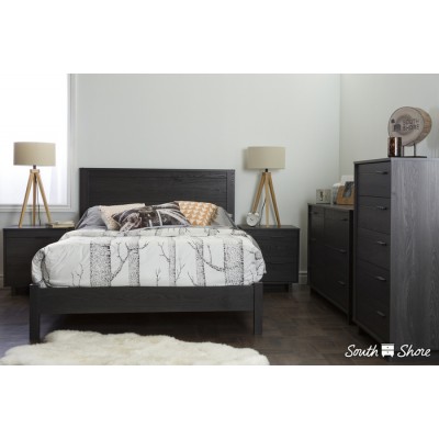 Tête de lit double Fynn 10093 (Chêne gris)