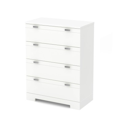 Commode 4 tiroirs Reevo (Blanc) 3840034