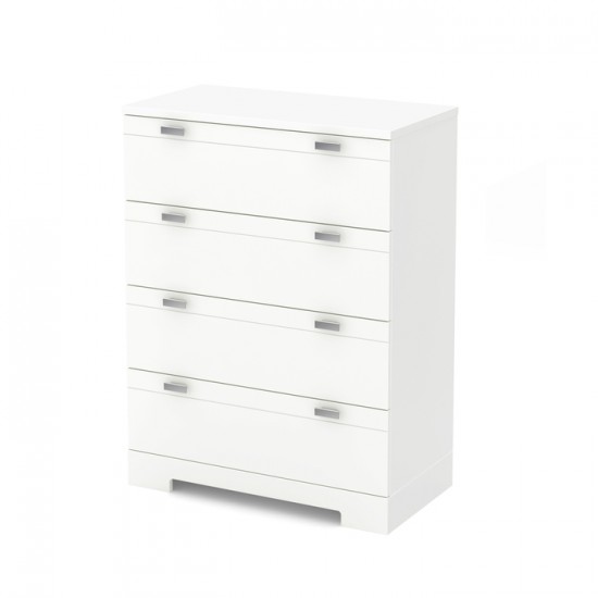 Commode 4 tiroirs Reevo (Blanc) 3840034