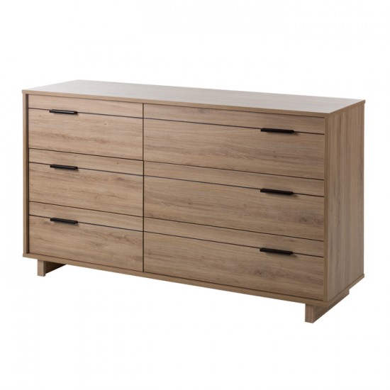 Bureau double Fynn 9067027 (Chêne rustique)