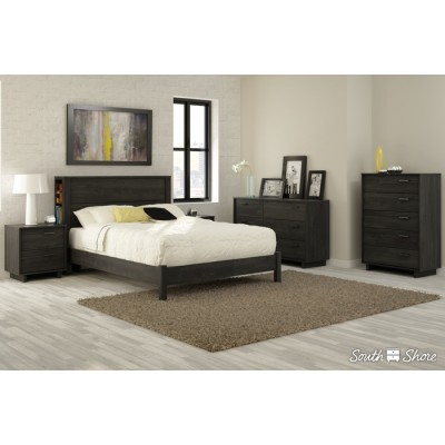 Commode 5 tiroirs Fynn 3237035 (Chêne gris)