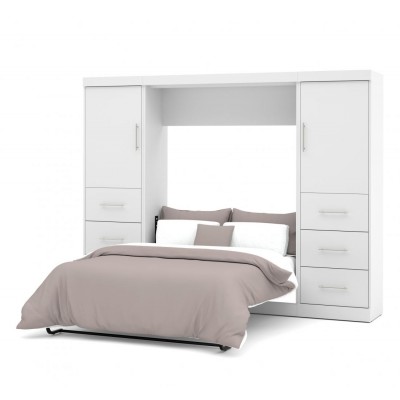 Lit Escamotable avec rangement Nébula Double 109"