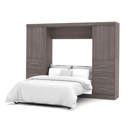 Lit Escamotable avec rangement Nébula Double 109"