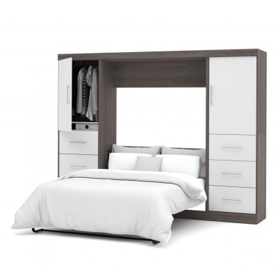 Lit Escamotable avec rangement Nébula Double 109"