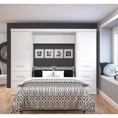 Lit Escamotable avec rangement Nébula Double 109"