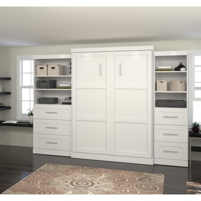 Lit Escamotable avec rangement PUR Queen 126"