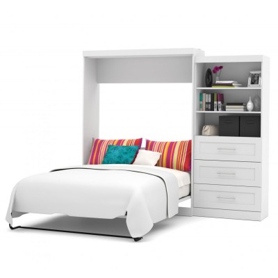 Lit Escamotable avec rangement PUR Queen 101"