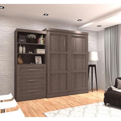 Lit Escamotable avec rangement PUR Queen 101"