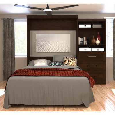 Lit Escamotable avec rangement PUR Queen 101"