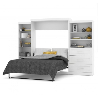 Lit Escamotable avec rangement PUR Queen 126"