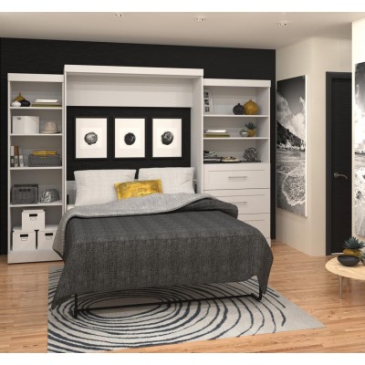 Lit Escamotable avec rangement PUR Queen 126"