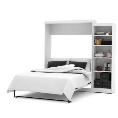 Lit Escamotable avec rangement PUR Queen 90"