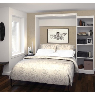 Lit Escamotable avec rangement PUR Queen 90"
