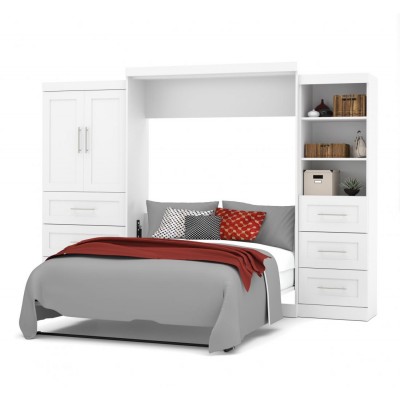 Lit Escamotable avec rangement PUR Queen 126"