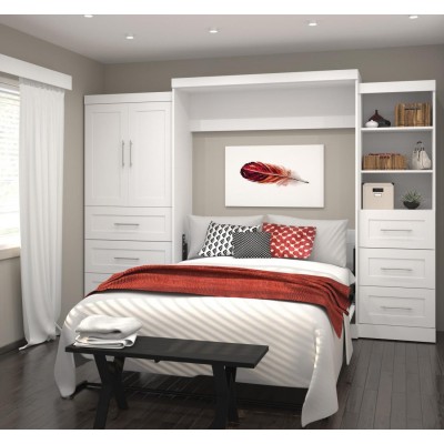 Lit Escamotable avec rangement PUR Queen 126"
