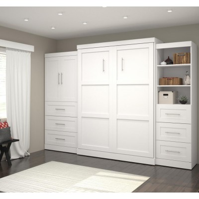 Lit Escamotable avec rangement PUR Queen 126"
