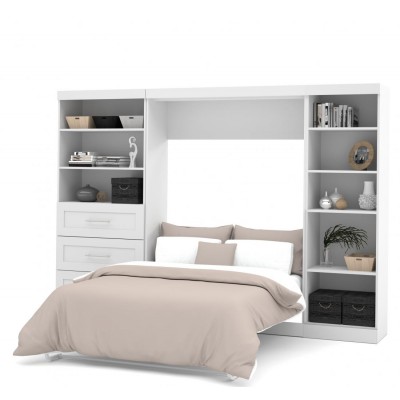 Lit Escamotable avec rangement PUR Double 120"