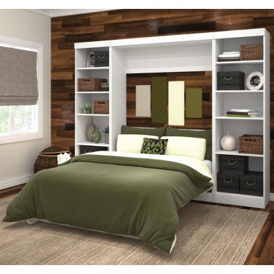 Lit Escamotable avec rangement PUR Double 109"