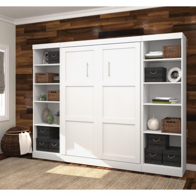 Lit Escamotable avec rangement PUR Double 109"