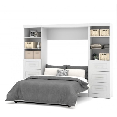 Lit Escamotable avec rangement PUR Double 109"