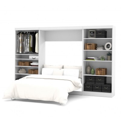 Lit Escamotable avec rangement PUR Double 131"